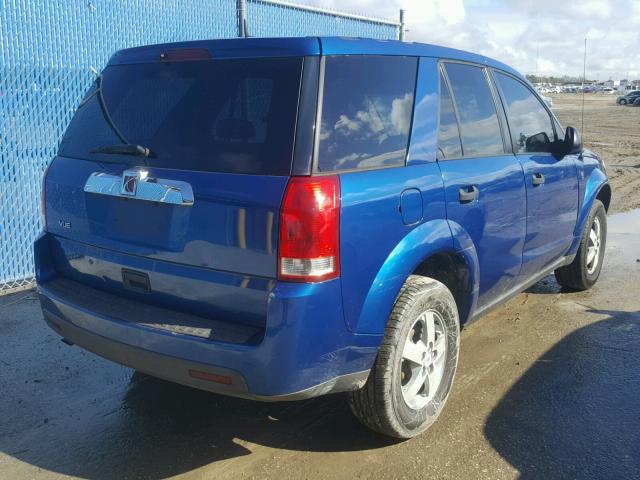 5GZCZ33D86S838548 - 2006 SATURN VUE BLUE photo 4