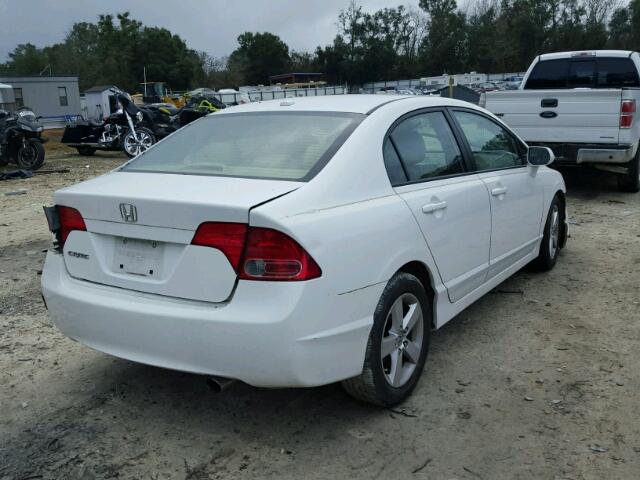 1HGFA16918L109064 - 2008 HONDA CIVIC EXL WHITE photo 4