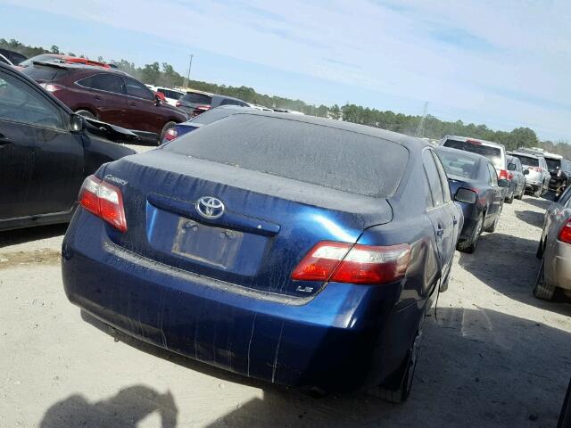 JTNBE46KX73062911 - 2007 TOYOTA CAMRY NEW BLUE photo 4