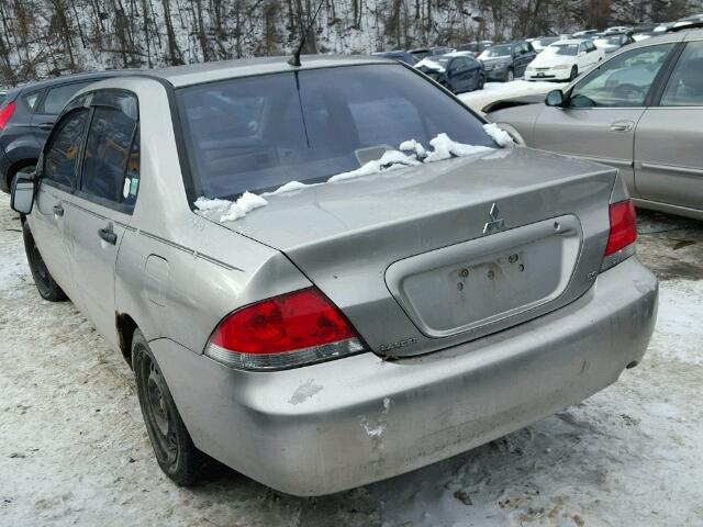 JA3AJ26E66U053396 - 2006 MITSUBISHI LANCER ES SILVER photo 3