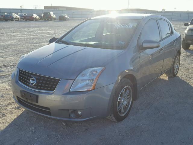 3N1AB61E08L715504 - 2008 NISSAN SENTRA 2.0 GRAY photo 2