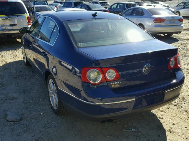 WVWAK73C38E139924 - 2008 VOLKSWAGEN PASSAT KOM BLUE photo 3