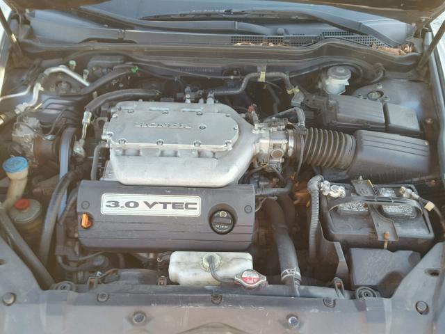 1HGCM66447A065180 - 2007 HONDA ACCORD SE GRAY photo 7