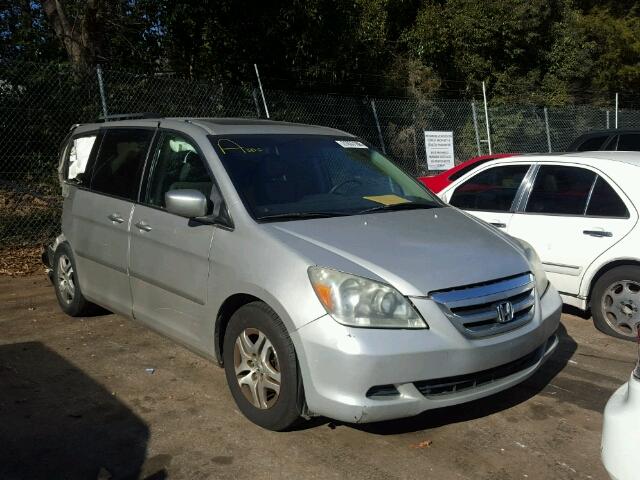 5FNRL38685B024323 - 2005 HONDA ODYSSEY EX SILVER photo 1