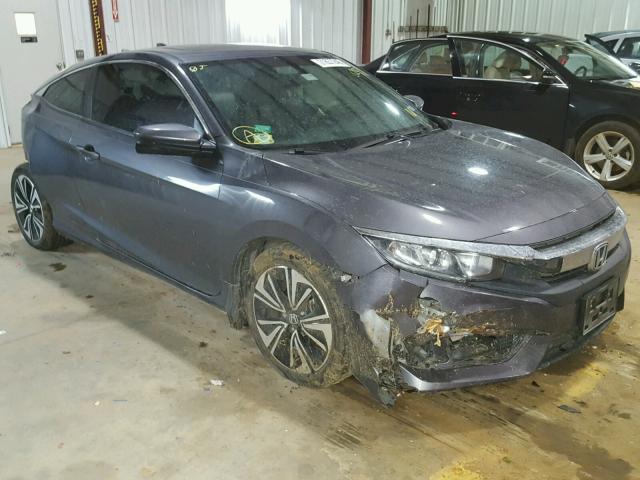 2HGFC3B30GH358233 - 2016 HONDA CIVIC EX ნაცრისფერი ფოტო 1