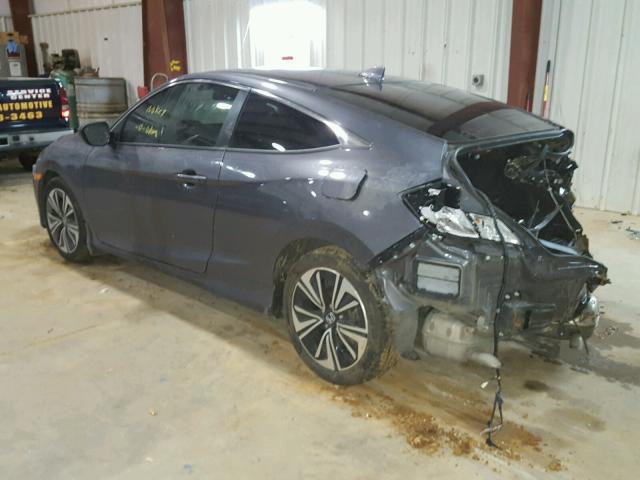 2HGFC3B30GH358233 - 2016 HONDA CIVIC EX ნაცრისფერი ფოტო 3