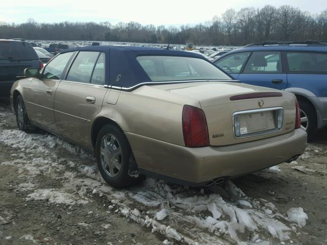 1G6KD54Y25U217501 - 2005 CADILLAC DEVILLE BEIGE photo 3