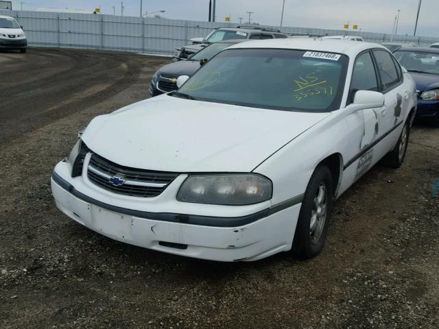 2G1WF55E4Y9335377 - 2000 CHEVROLET IMPALA WHITE photo 2