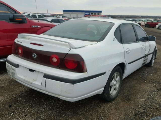 2G1WF55E4Y9335377 - 2000 CHEVROLET IMPALA WHITE photo 4