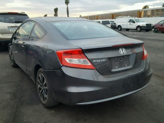 2HGFG3B81DH521743 - 2013 HONDA CIVIC EX GRAY photo 3