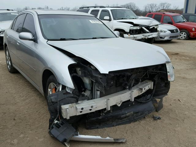 JNKCV51F65M315365 - 2005 INFINITI G35 SILVER photo 1