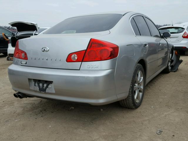 JNKCV51F65M315365 - 2005 INFINITI G35 SILVER photo 4