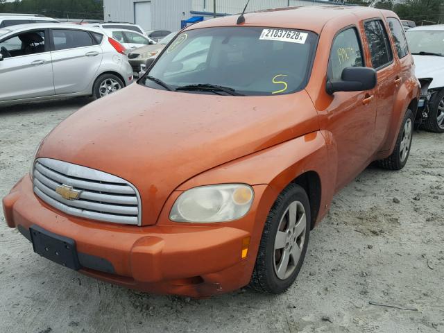 3GNCA13D38S656493 - 2008 CHEVROLET HHR LS ORANGE photo 2