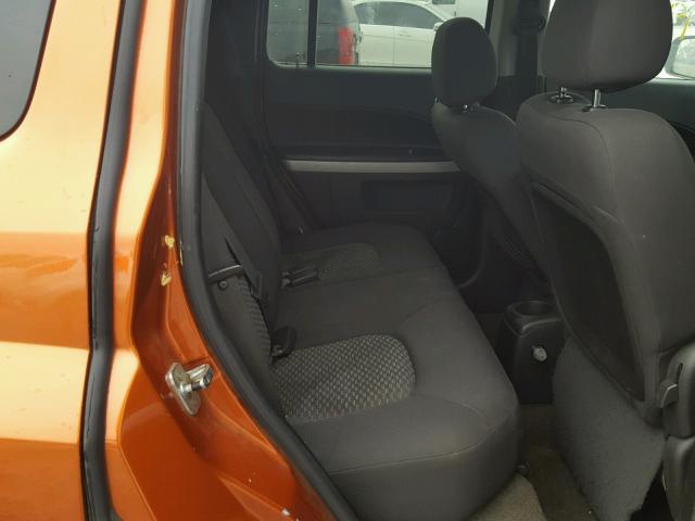 3GNCA13D38S656493 - 2008 CHEVROLET HHR LS ORANGE photo 6