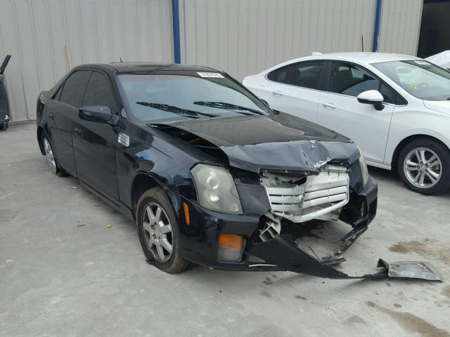 1G6DM57T860149447 - 2006 CADILLAC CTS BLACK photo 1