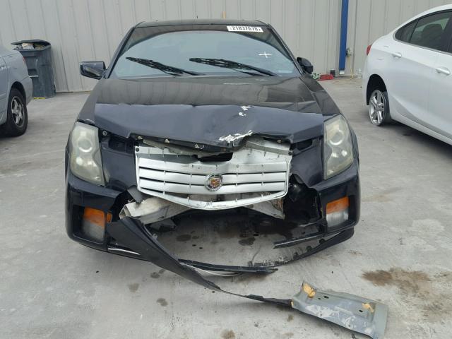 1G6DM57T860149447 - 2006 CADILLAC CTS BLACK photo 10