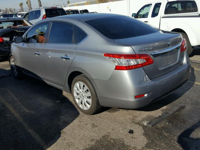 3N1AB7AP3DL773706 - 2013 NISSAN SENTRA S CHARCOAL photo 3