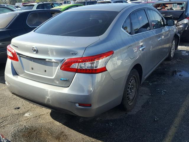 3N1AB7AP3DL773706 - 2013 NISSAN SENTRA S CHARCOAL photo 4