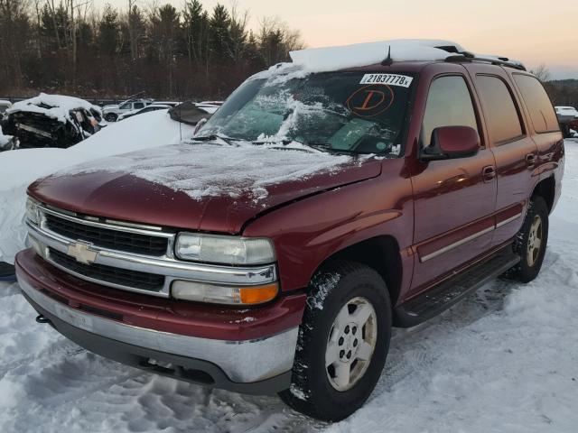 1GNEK13Z74J210490 - 2004 CHEVROLET TAHOE K150 RED photo 2