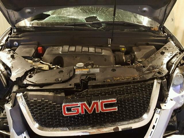 1GKKVRED6BJ417506 - 2011 GMC ACADIA SLT ვერცხლისფერი ფოტო 7