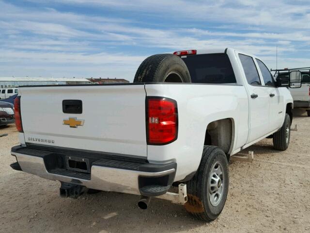 1GC1CUEG6GF172033 - 2016 CHEVROLET SILVERADO WHITE photo 4