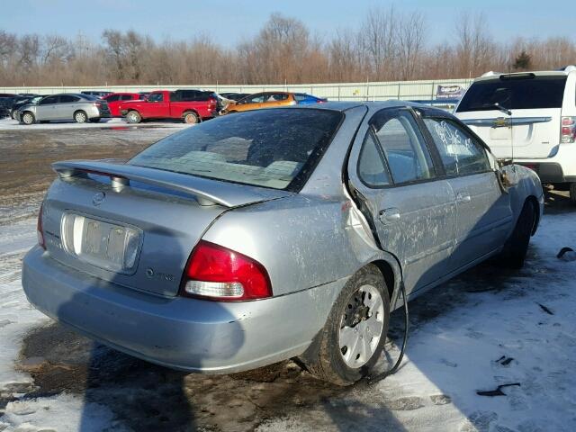 3N1CB51D63L714134 - 2003 NISSAN SENTRA XE SILVER photo 4