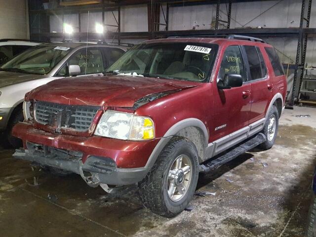 1FMZU73W62ZB06757 - 2002 FORD EXPLORER X MAROON photo 2