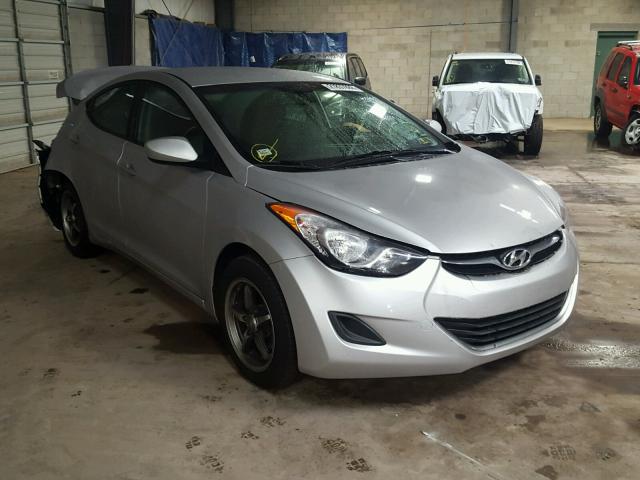 KMHDH4AEXCU464644 - 2012 HYUNDAI ELANTRA GL SILVER photo 1