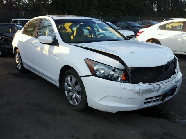 1HGCP26778A080087 - 2008 HONDA ACCORD EX WHITE photo 1