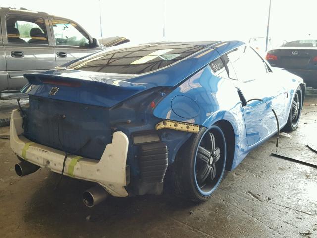 JN1AZ44E99M407685 - 2009 NISSAN 370Z BLUE photo 4