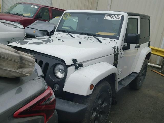 1C4AJWAG4HL566673 - 2017 JEEP WRANGLER S WHITE photo 2