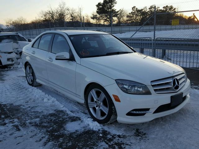 WDDGF8BB2BR169810 - 2011 MERCEDES-BENZ C 300 4MAT WHITE photo 1