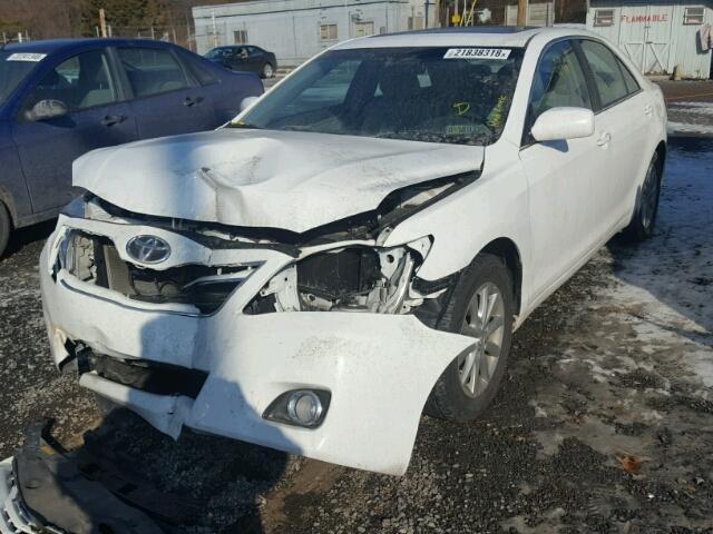 4T1BK3EK7BU632645 - 2011 TOYOTA CAMRY SE WHITE photo 2