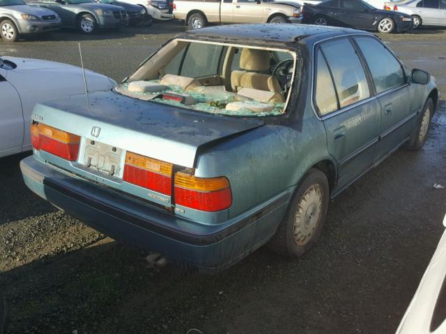 JHMCB7566MC020284 - 1991 HONDA ACCORD EX GREEN photo 4