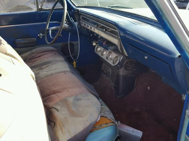 5K42C117208 - 1965 FORD FAIRMONT GRAY photo 5