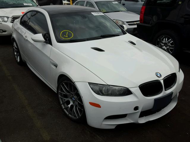 WBSKG9C54BE367840 - 2011 BMW M3 WHITE photo 1