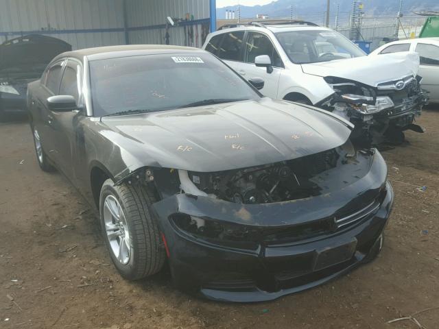 2C3CDXBG2FH738928 - 2015 DODGE CHARGER SE BLACK photo 1