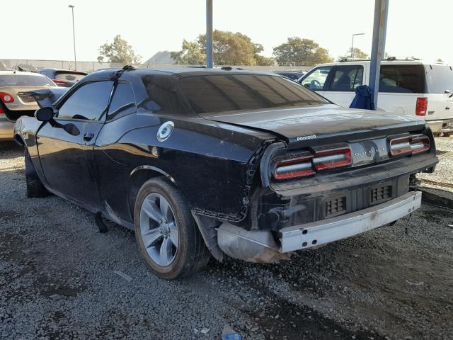 2C3CDZAG9GH107446 - 2016 DODGE CHALLENGER BLACK photo 3