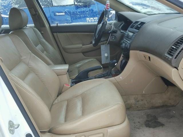 1HGCM66527A037791 - 2007 HONDA ACCORD EX WHITE photo 5