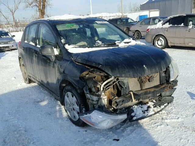 3N1BC13E59L366441 - 2009 NISSAN VERSA S BLACK photo 1