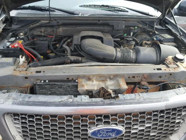 1FTPX18L42NB27483 - 2002 FORD F150 GRAY photo 7