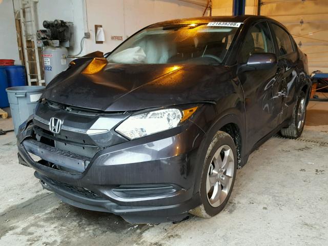 3CZRU5H32HG700823 - 2017 HONDA HR-V LX CHARCOAL photo 2