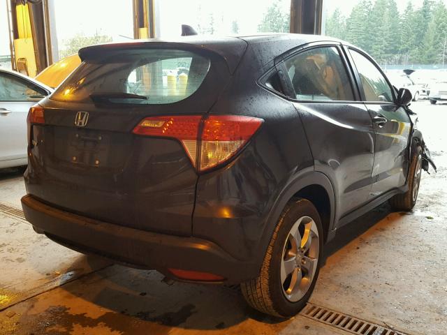 3CZRU5H32HG700823 - 2017 HONDA HR-V LX CHARCOAL photo 4