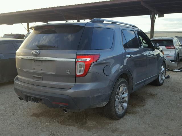 1FMHK7F88BGA92581 - 2011 FORD EXPLORER L SILVER photo 4