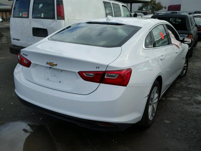 1G1ZD5ST1JF128741 - 2018 CHEVROLET MALIBU LT WHITE photo 4