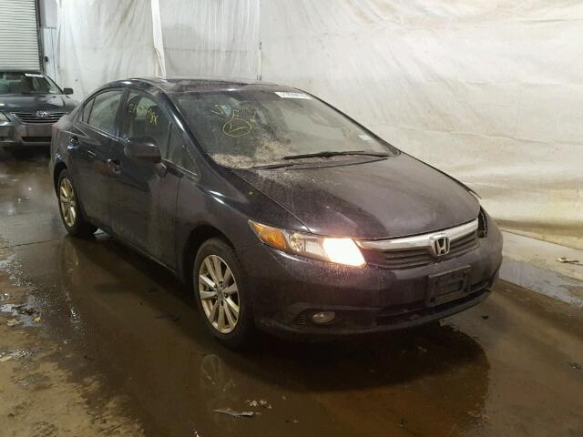 2HGFB2F89CH500687 - 2012 HONDA CIVIC EX 黑色 照片 1