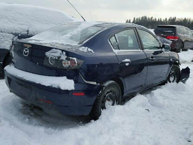 JM1BK32F181139663 - 2008 MAZDA 3 I BLUE photo 4