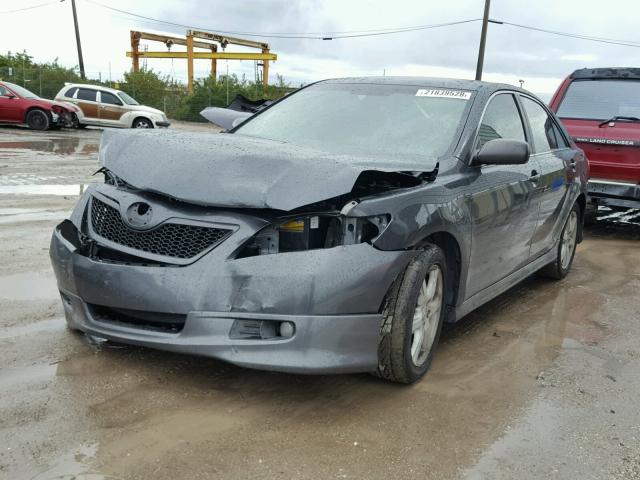 4T1BE46K48U791918 - 2008 TOYOTA CAMRY CE GRAY photo 2