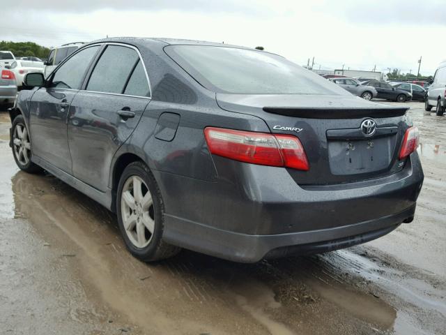 4T1BE46K48U791918 - 2008 TOYOTA CAMRY CE GRAY photo 3