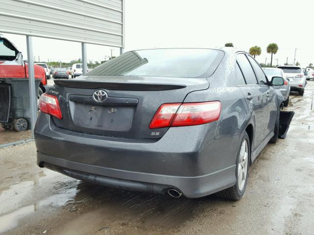 4T1BE46K48U791918 - 2008 TOYOTA CAMRY CE GRAY photo 4